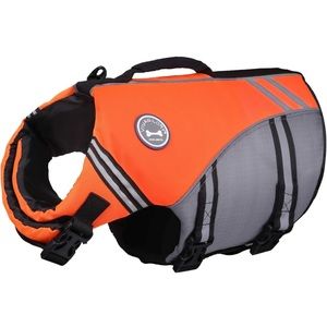 Vivaglory Dog Life Jacket, Size Large. Great for boating and sports, canine